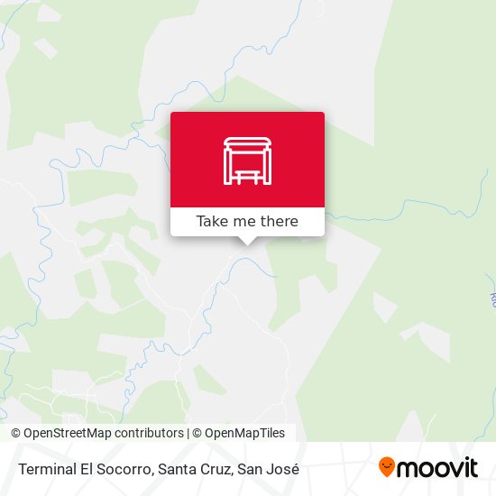 Terminal El Socorro, Santa Cruz map