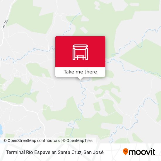 Terminal Río Espavelar, Santa Cruz map