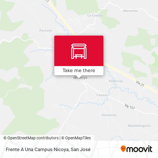 Mapa de Frente A Una Campus Nicoya
