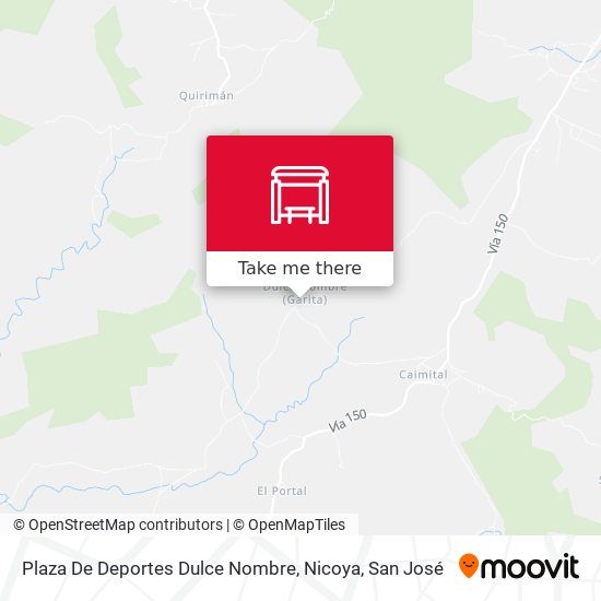 Plaza De Deportes Dulce Nombre, Nicoya map