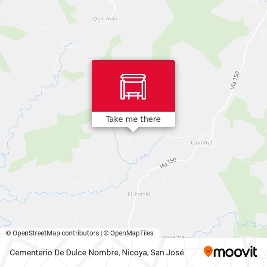 Mapa de Cementerio De Dulce Nombre, Nicoya
