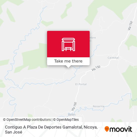 Contiguo A Plaza De Deportes Gamalotal, Nicoya map