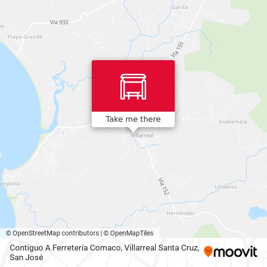 Mapa de Contiguo A Ferretería Comaco, Villarreal Santa Cruz