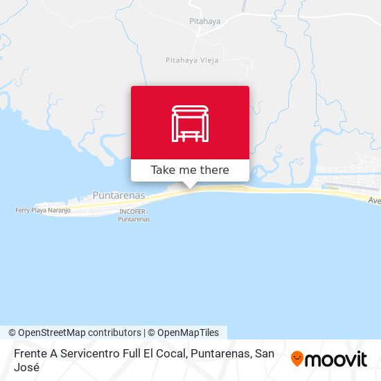 Frente A Servicentro Full El Cocal, Puntarenas map