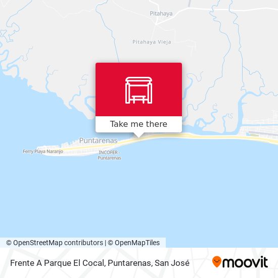 Frente A Parque El Cocal, Puntarenas map