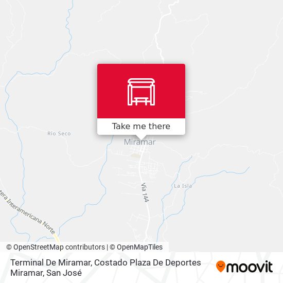 Terminal De Miramar, Costado Plaza De Deportes Miramar map