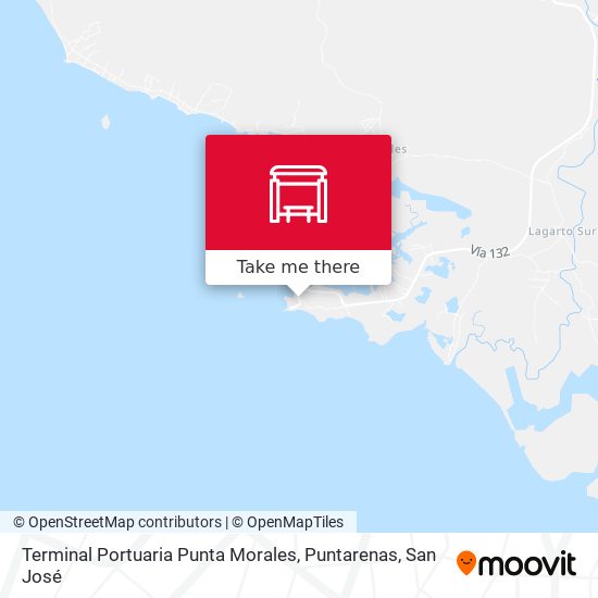 Terminal Portuaria Punta Morales, Puntarenas map