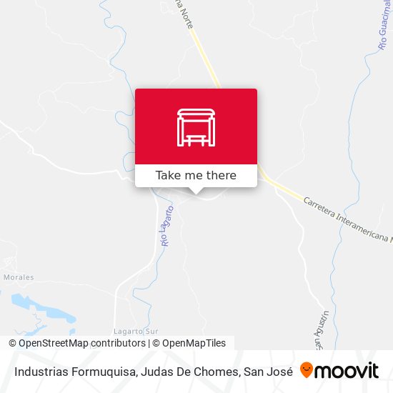 Industrias Formuquisa, Judas De Chomes map