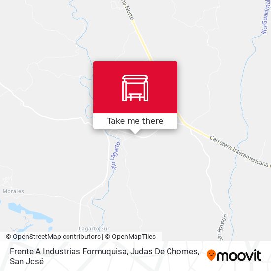 Mapa de Frente A Industrias Formuquisa, Judas De Chomes