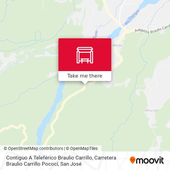 Contiguo A Teleférico Braulio Carrillo, Carretera Braulio Carrillo Pococí map