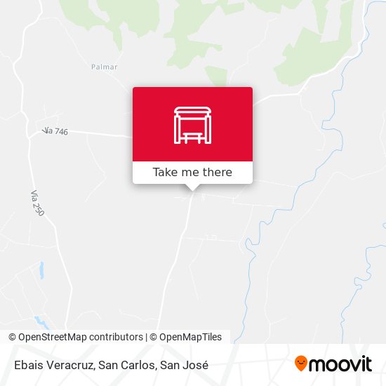 Ebais Veracruz, San Carlos map
