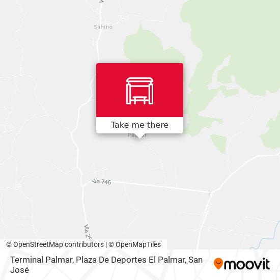 Terminal Palmar, Plaza De Deportes El Palmar map