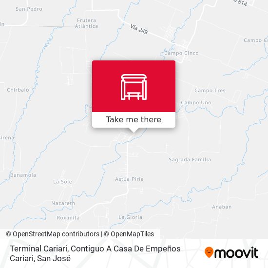 Terminal Cariari, Contiguo A Casa De Empeños Cariari map