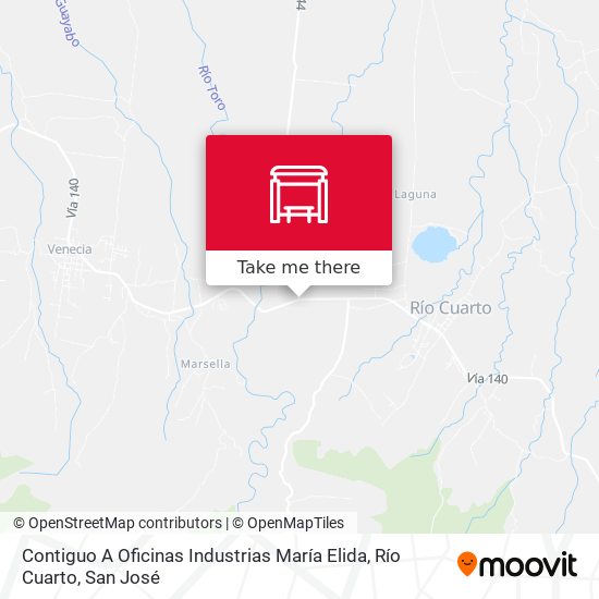 Mapa de Contiguo A Oficinas Industrias María Elida, Río Cuarto