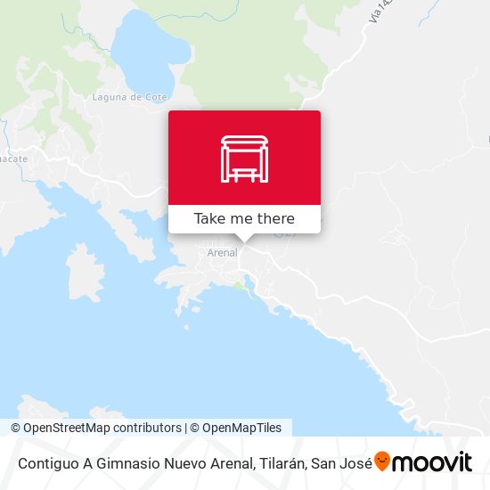 Contiguo A Gimnasio Nuevo Arenal, Tilarán map