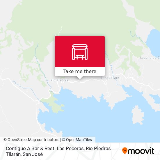 Contiguo A Bar & Rest. Las Peceras, Río Piedras Tilarán map