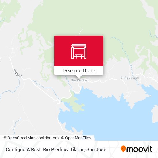 Mapa de Contiguo A Rest. Río Piedras, Tilarán