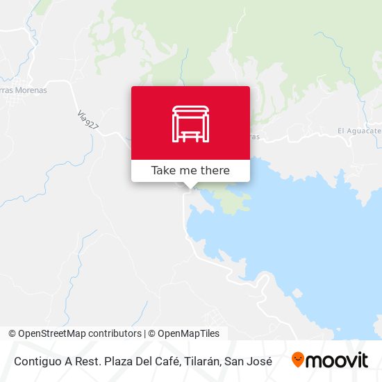 Mapa de Contiguo A Rest. Plaza Del Café, Tilarán