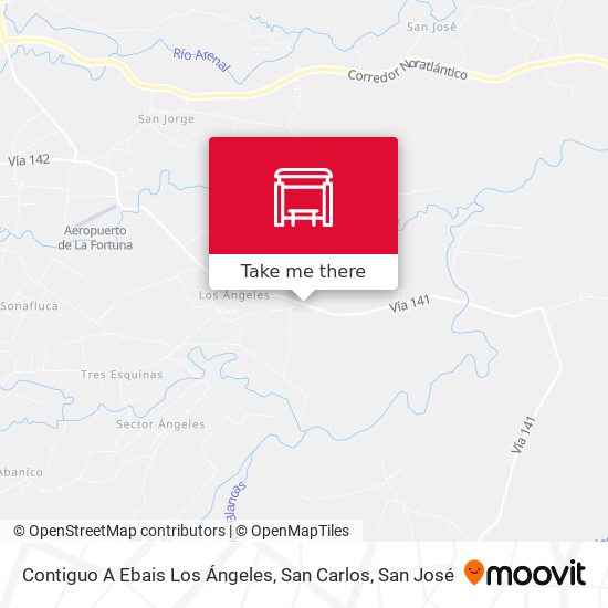 Mapa de Contiguo A Ebais Los Ángeles, San Carlos