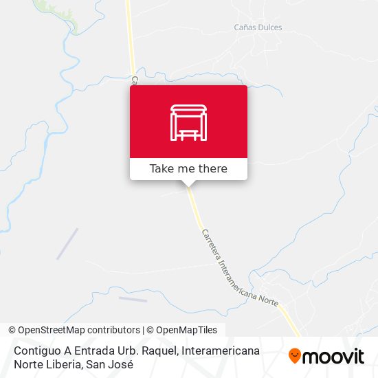Contiguo A Entrada Urb. Raquel, Interamericana Norte Liberia map