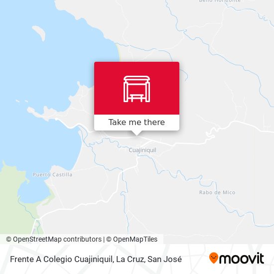 Frente A Colegio Cuajiniquil, La Cruz map
