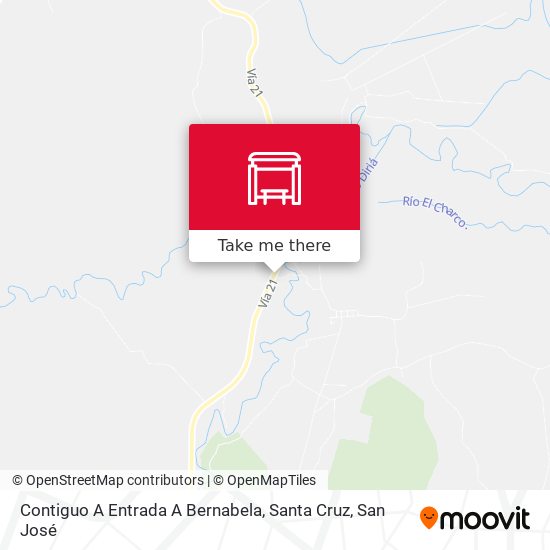 Contiguo A Entrada A Bernabela, Santa Cruz map