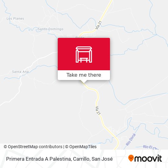 Primera Entrada A Palestina, Carrillo map