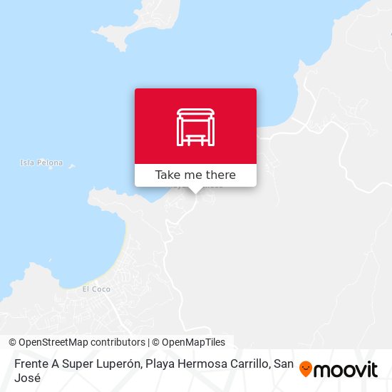 Frente A Super Luperón, Playa Hermosa Carrillo map