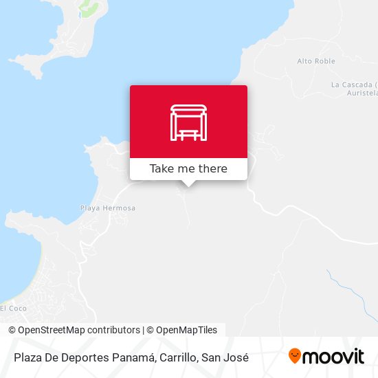 Plaza De Deportes Panamá, Carrillo map