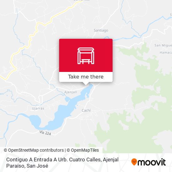 Contiguo A Entrada A Urb. Cuatro Calles, Ajenjal Paraíso map