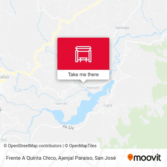 Mapa de Frente A Quinta Chico, Ajenjal Paraíso