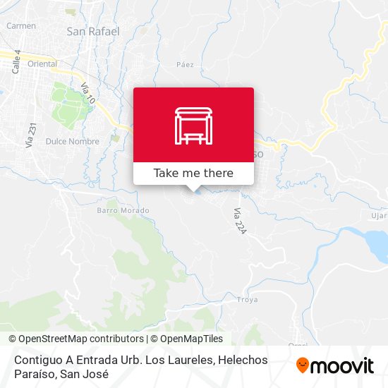 Contiguo A Entrada Urb. Los Laureles, Helechos Paraíso map