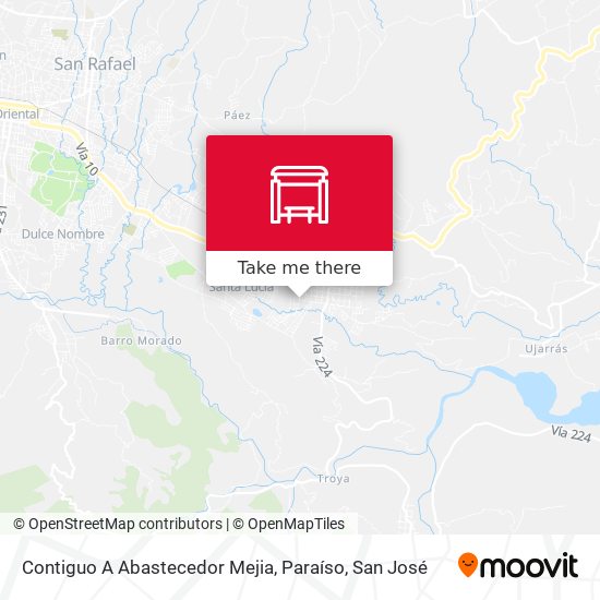Contiguo A Abastecedor Mejia, Paraíso map