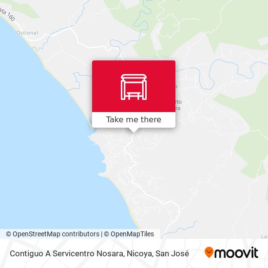 Contiguo A Servicentro Nosara, Nicoya map