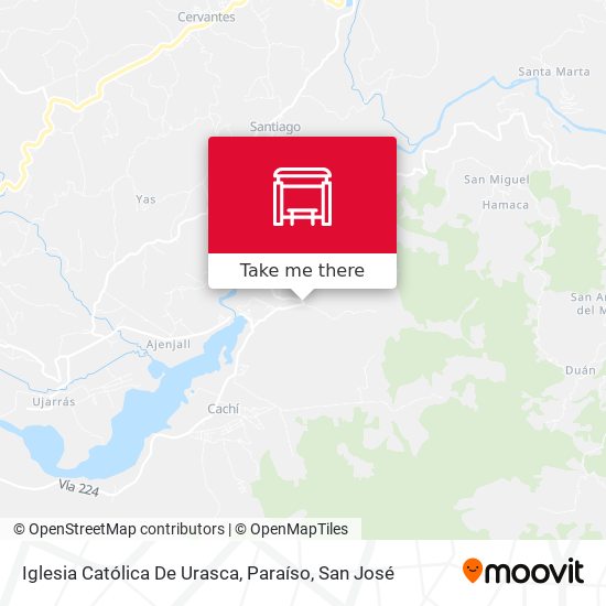 Iglesia Católica De Urasca, Paraíso map