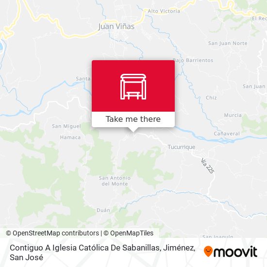 Contiguo A Iglesia Católica De Sabanillas, Jiménez map