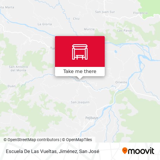 Mapa de Escuela De Las Vueltas, Jiménez
