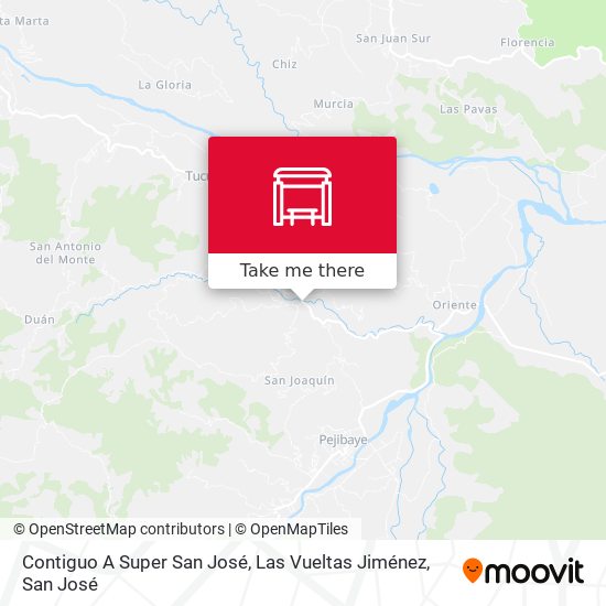 Contiguo A Super San José, Las Vueltas Jiménez map