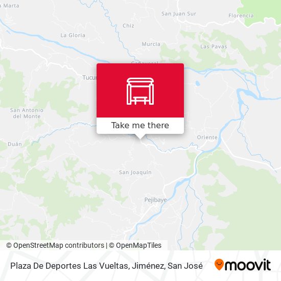 Mapa de Plaza De Deportes Las Vueltas, Jiménez