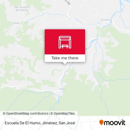 Mapa de Escuela De El Humo, Jiménez
