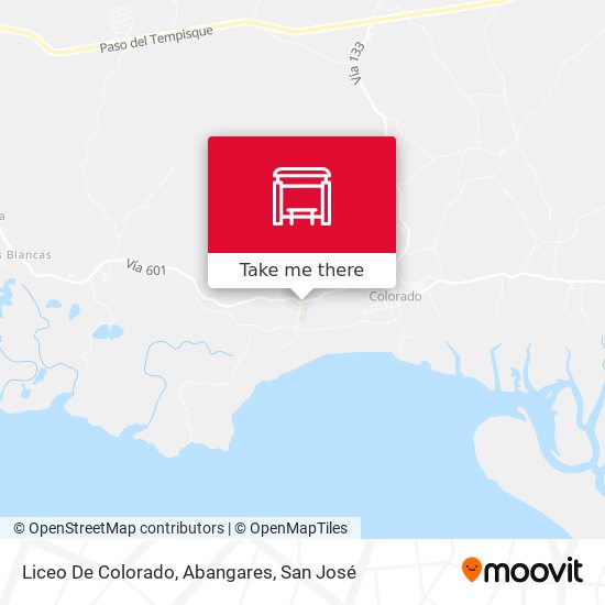Liceo De Colorado, Abangares map