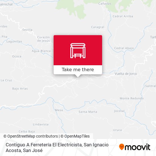 Mapa de Contiguo A Ferretería El Electricista, San Ignacio Acosta