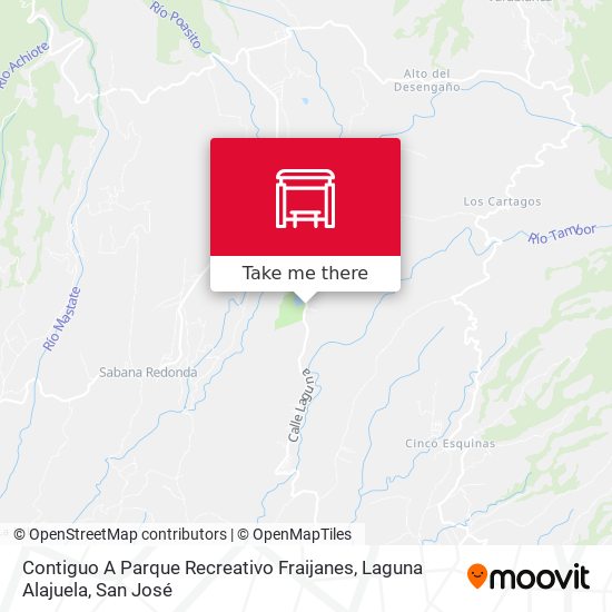 Contiguo A Parque Recreativo Fraijanes, Laguna Alajuela map