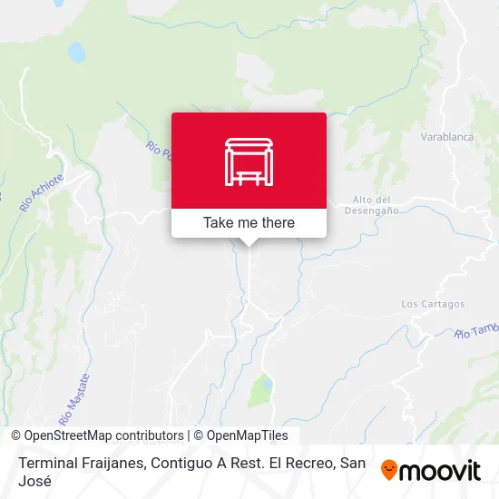 Terminal Fraijanes, Contiguo A Rest. El Recreo map