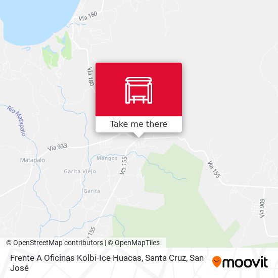 Mapa de Frente A Oficinas Kolbi-Ice Huacas, Santa Cruz