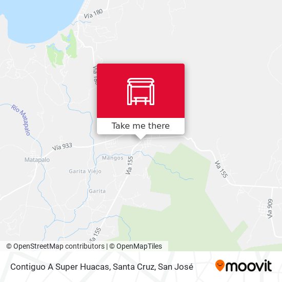 Contiguo A Super Huacas, Santa Cruz map