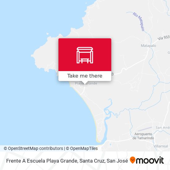 Frente A Escuela Playa Grande, Santa Cruz map