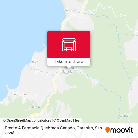 Frente A Farmacia Quebrada Ganado, Garabito map