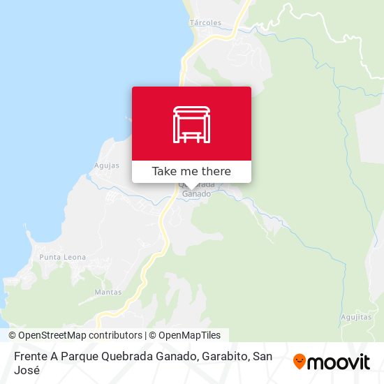 Frente A Parque Quebrada Ganado, Garabito map