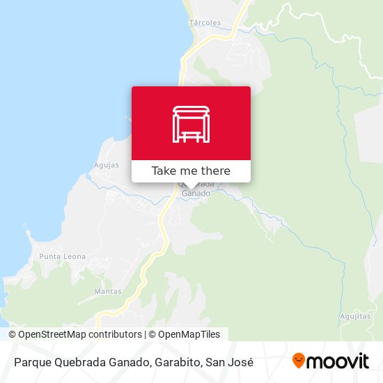 Mapa de Parque Quebrada Ganado, Garabito